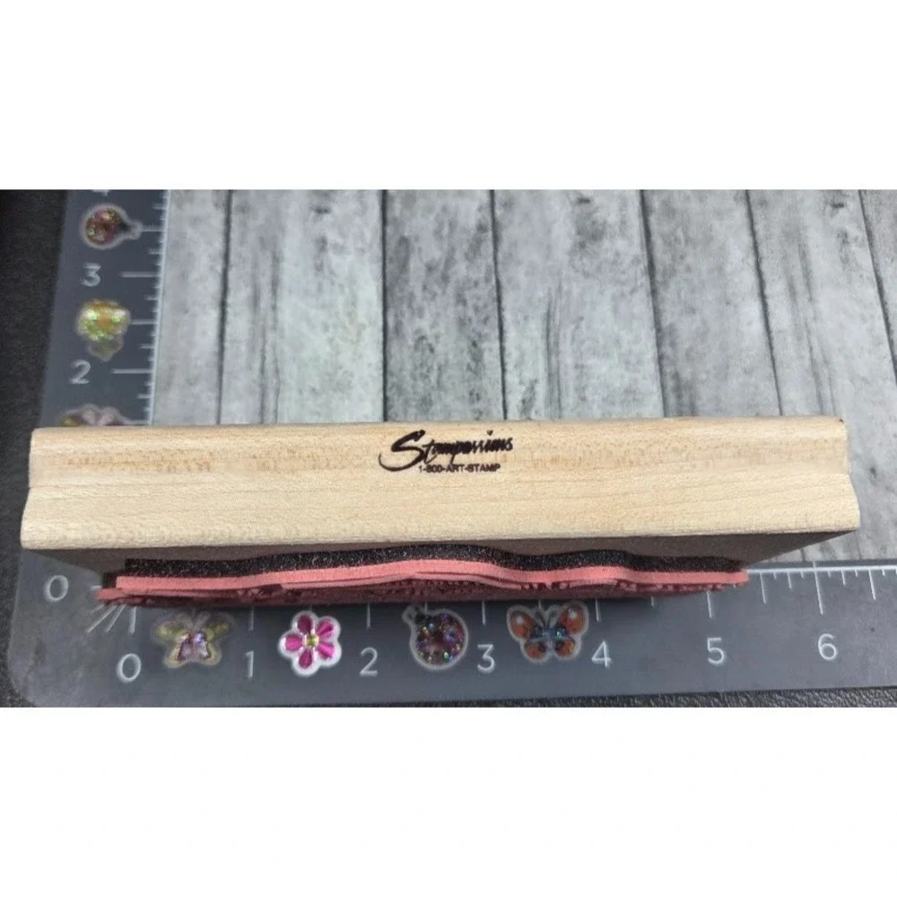 Stampassions Farmyard Friend Scarecrow G5513 Rubber Stamp Wood #A16
